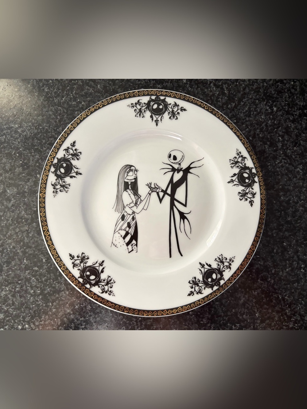 The Nightmare Before Christmas Plate